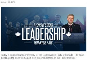 Can you spot the two errors from the Conservative Party's website?