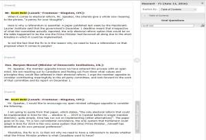 Scott Reid Mentions Me in Commons2